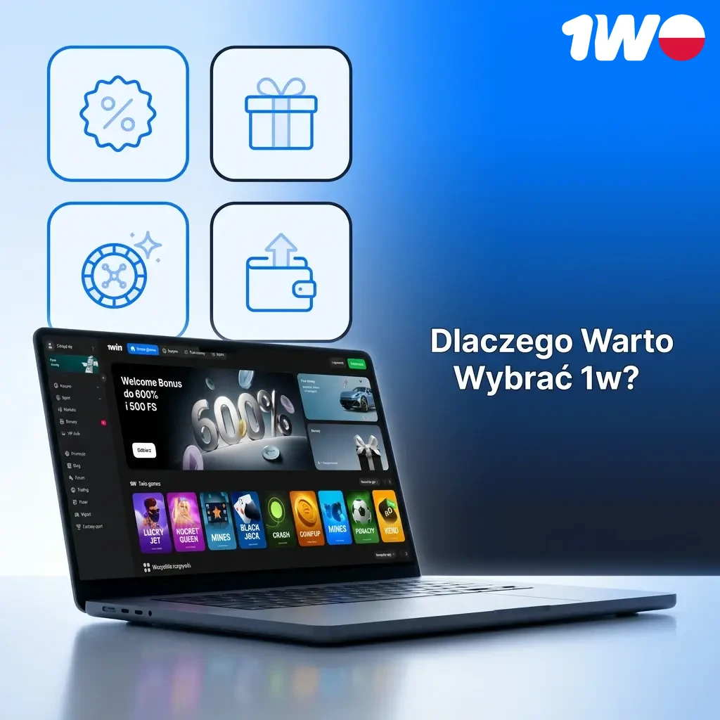 Wybierz 1w i korzystaj z szerokiej oferty, dołącz do tysięcy zadowolonych graczy.