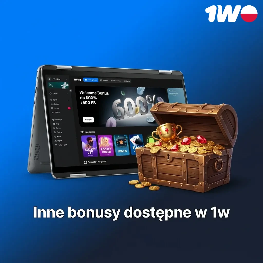 Dodatkowe bonusy w 1w: cashback, reload, program lojalnościowy i turnieje dla graczy