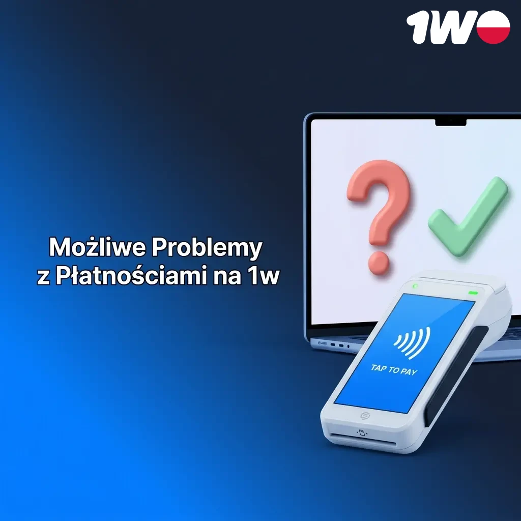 Problemy z płatnościami na 1w – wpłaty, wypłaty, krypto, limity i weryfikacja konta