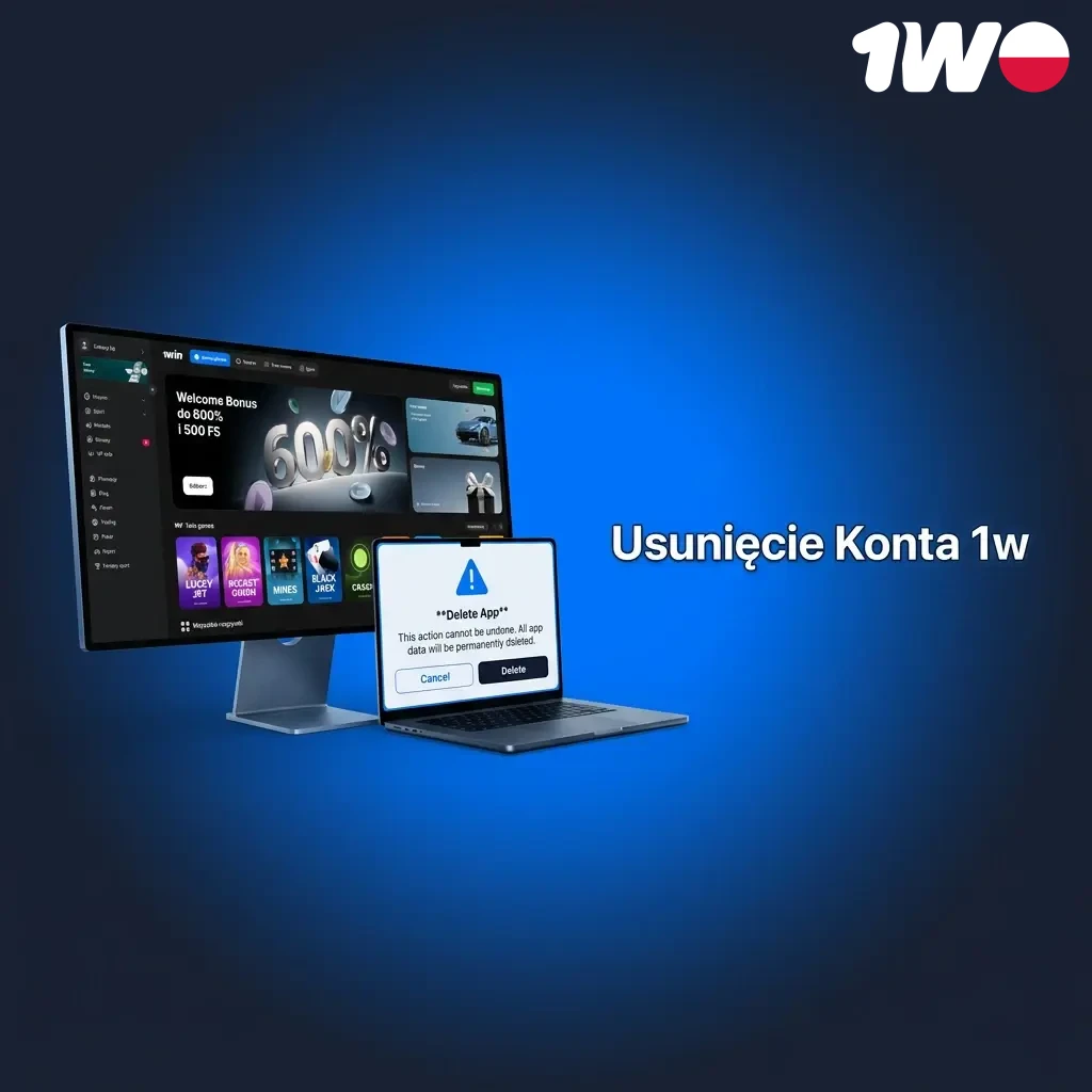 Proces usunięcia konta na platformie 1w – kroki od logowania do potwierdzenia wniosku