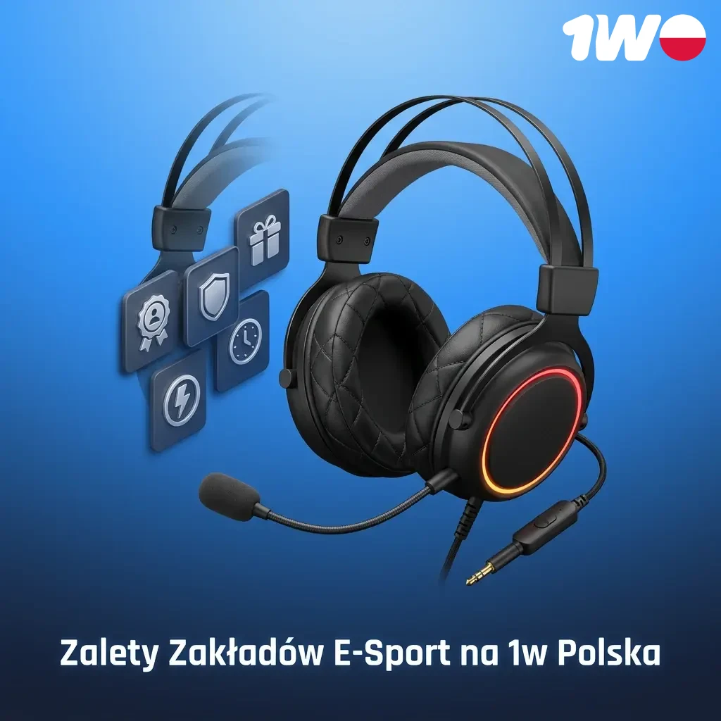 Zalety zakładów e-sport na 1w Polska: bonusy, kursy, aplikacja mobilna i obsługa klienta 24/7
