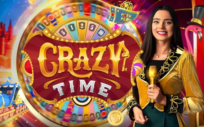 Zagraj w Crazy Time w 1w, zakręć wielkim kołem fortuny i wejdź do szalonych rund bonusowych.