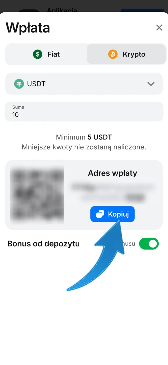 Potwierdź transakcję w 1w, zatwierdź płatność i zacznij grę natychmiast po wpłacie.